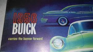 lot 574 image: Buick Brochure 1956 model.