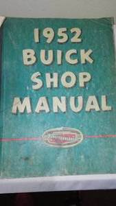 lot 579 image: Buick shop Manual 1952.