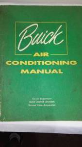 lot 582 image: Buick Air Conditioning Manual Plus Wall Chart 1953.