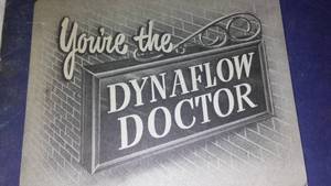lot 584 image: Buick Dynaflow Doctor Transmission Manual, 1951, 1952, plus template.