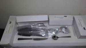 lot 716 image: Soup Spoons 24, Table Knives 24 commercial quality.