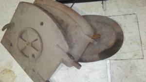 lot 721 image: Cast Metal Furnace Doors. 3