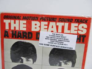 lot 49 image: The Beatles Original Motion Pictures Soundtrack A Hard Days Night