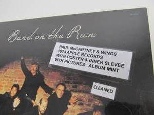 lot 66 image: Paul McCartney & Wings Band on the Run Album w Poster & Inner Sleeve