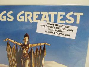 lot 71 image: Wings Greatest Album w Poster