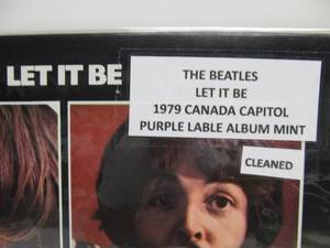 lot 85 image: The BEATLES Let It Be Purple Label Album