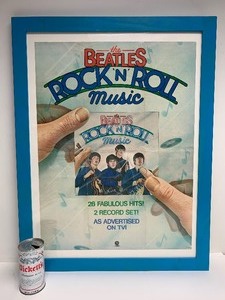 lot 21 image: The BEATLES Rock N Roll Music Promo Poster