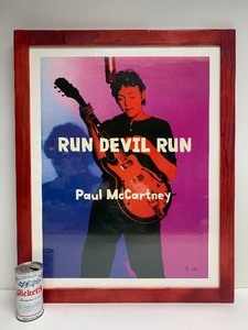 lot 97 image: Paul McCartney Run Devil Run 1999 Capitol Promo Poster