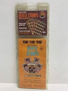 lot 114 image: Original Unused Vintage BEATLE STAMPS - 100 Pack 
