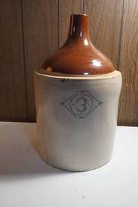lot 120 image: stoneware shoulder jug