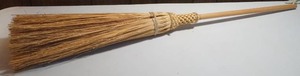 lot 122 image: vintage straw broom