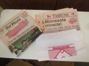 lot 15 image: Twins memorabilia
