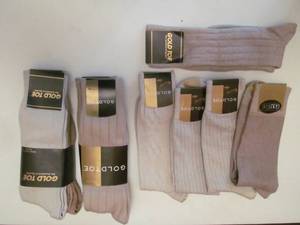 lot 40 image: Gold Tone socks