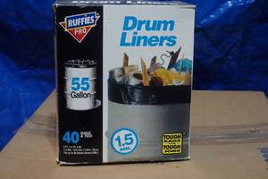 lot 239 image: 55 gallon Drum Liners