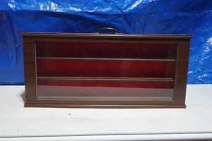 lot 279 image: Small Display Case with Glass Door