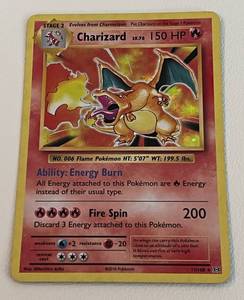 lot 6 image: Charizard Holo Pokemon 11108 RARE