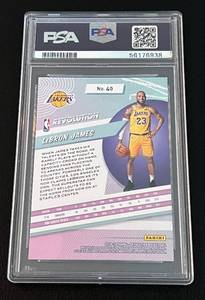 lot 12 image: LeBron James PSA Graded GEM MT 10 - 2018 Panini Revolution #40, Basketball Card