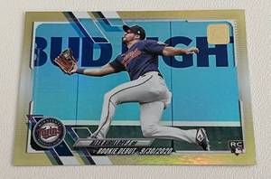 lot 95 image: Alex Kiriloff Gold Foil RC - 2021 Topps MLB Debut #US41 Minnesota Twins Rookie Baseball Card