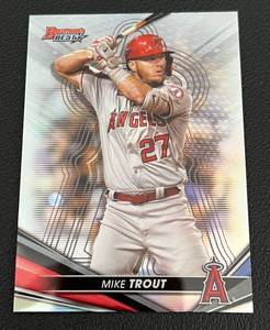 lot 118 image: Mike Trout Reftactor - 2022 Bowmans Best #14 Baseball Card