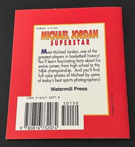 lot 233 image: Michael Jordan Superstar Book 1994, rare basketball book, great condition