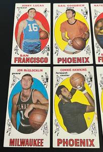 lot 209 image: 1969-70 Topps NBA Basketball Rookies, Lot of 12, VG-PR Condition