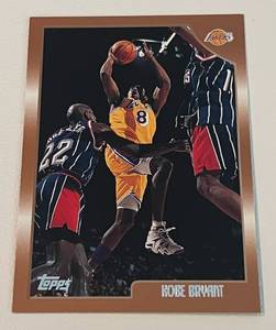 lot 207 image: Kobe Bryant 1998 Topps #68 Basketball Card