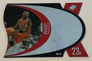 lot 217 image: Michael Jordan Rare Diecut Sample 1007 Upper Deck SPX 5 Basketball Card