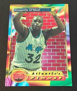 lot 234 image: Shaquille ONeal RC 1994 Topps Finest #99 Rookie Basketball Card