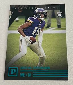 lot 262 image: Justin Jefferson RC - 2020 Chronicles #PA-23 Minnesota Vikings Rookie Football Card