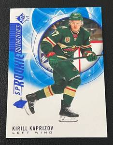 lot 342 image: Kirill Kaprizov RC - 2020-21 SP Rookie Authentics Hockey #29 Minnesota Wild Rookie Hockey Card