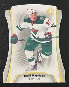 lot 348 image: Kirill Kaprizov Die Cut - 2021-22 SP Authentic #DC-25 Minnesota Wild Hockey Card