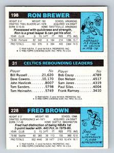 lot 22 image: Larry Bird RC 1980 Topps #31 Rookie Vintage Basketball Card