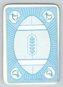 lot 289 image: Dick Butkus 1971 Topps Game Card #1 Vintage Football Card