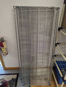 4 Chrome Wire Shelves, no supports&nbsp&nbsp