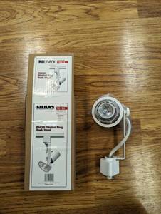 24 Nuvo Lighting Par20 Gimbal Ring Track Head, Track Lighting,&nbsp White