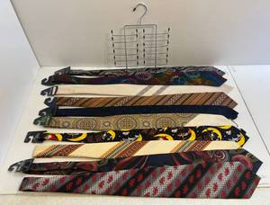 lot 22 image: Group Of Misc. Dress Ties Including Warner Brothers