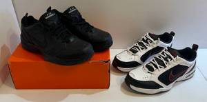 lot 24 image: Two Pairs Of Lightly Pre-Loved Nike Airs Size 15 One With Box