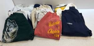 lot 54 image: Group Of Misc. Sweatshirts Sizes XL-XXL