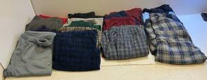 lot 57 image: Group Of Misc. Mens Sweatpants & More L-XL