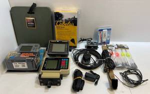lot 69 image: Group Of Misc. Fish Electronics And More (Drift Sock New In Box)