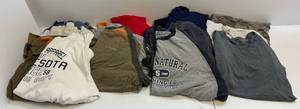 lot 72 image: Group Of Misc. Long Sleeve Ts Size XL-XXL