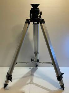 lot 82 image: Large Heavy Aluminum And Metal Collapsible Tripod For Camera, Telescope Or More