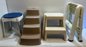 lot 84 image: Group Of Misc. Step Stools