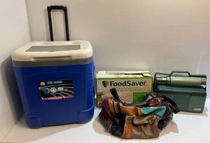lot 85 image: Coolers (Including Igloo, Stanley) & Foodsaver W Bags