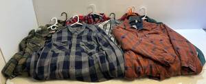 lot 104 image: Group Of Pre-Loved Flannel Shirts Sizes XL-XXL Including Field & Forest, Guide Series And More