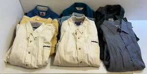 lot 103 image: Group Of Misc. Long Sleeve Shirts In Misc. Sizes XL-XXL Including Carhartt, Red Head And More