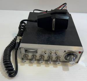 lot 115 image: Vintage Cobra 29 CB Radio WMicrophone And 12V Lighter Plug (Untested)