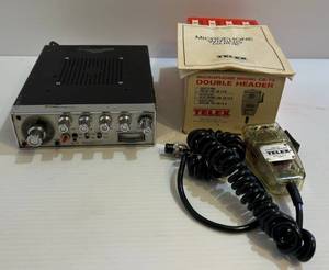 lot 117 image: Vintage Cobra 29 CB Radio (Has Broken Dynamike Knob) W Telex CB-73 Double Header See-through MicrophoneIn Original Box And 12V Hookup (Untested)