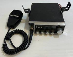lot 121 image: Vintage Uniden PC-122 Cb Radio WMicrophone And 12V Hookup (Untested)