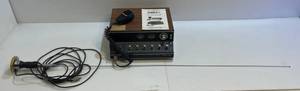lot 125 image: Vintage Cobra 139  23 Channel Solid State Am Two Way CB Radio WMicrophone & Antenna (Untested)